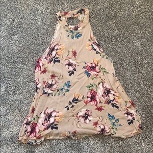 Floral flowy tank top